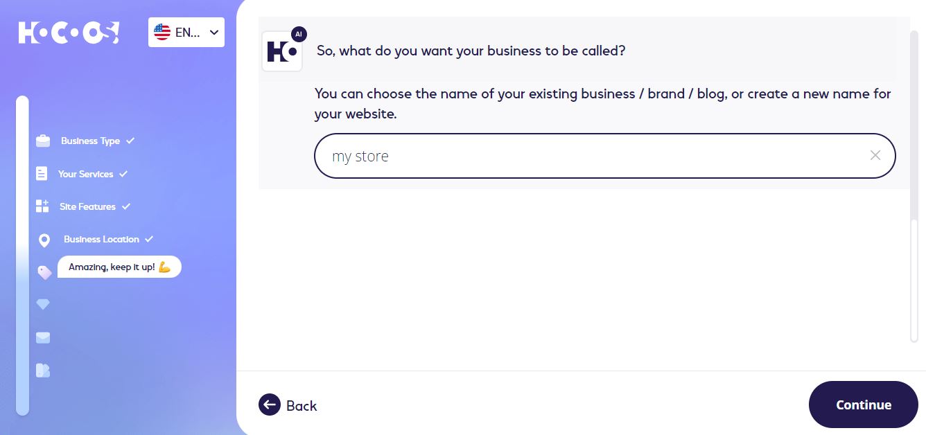 Business name